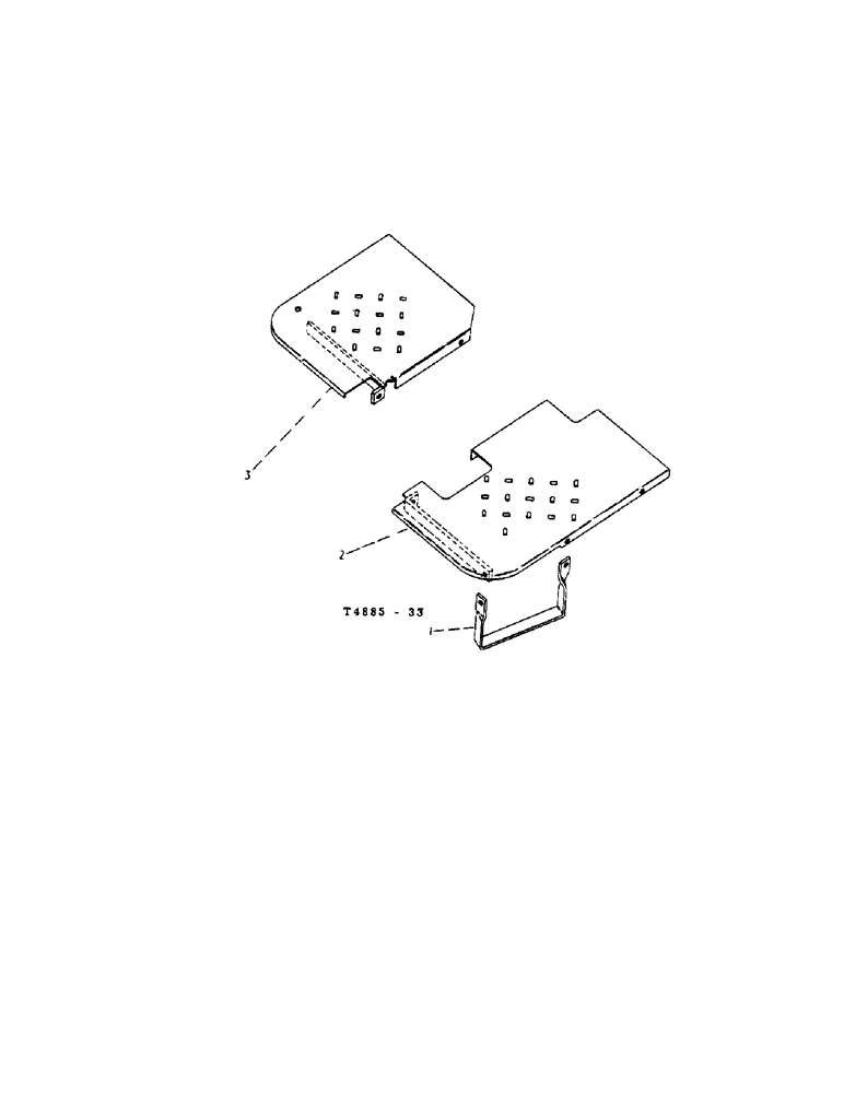 Схема запчастей Case IH 434 - (4-10[1]) - FOOTPLATES - CHASSIS (09) - CHASSIS