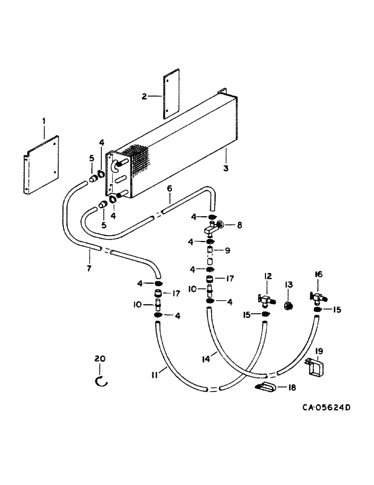 Схема запчастей Case IH 1460 - (13-29) - SUPERSTRUCTURE, HEATER (05) - SUPERSTRUCTURE