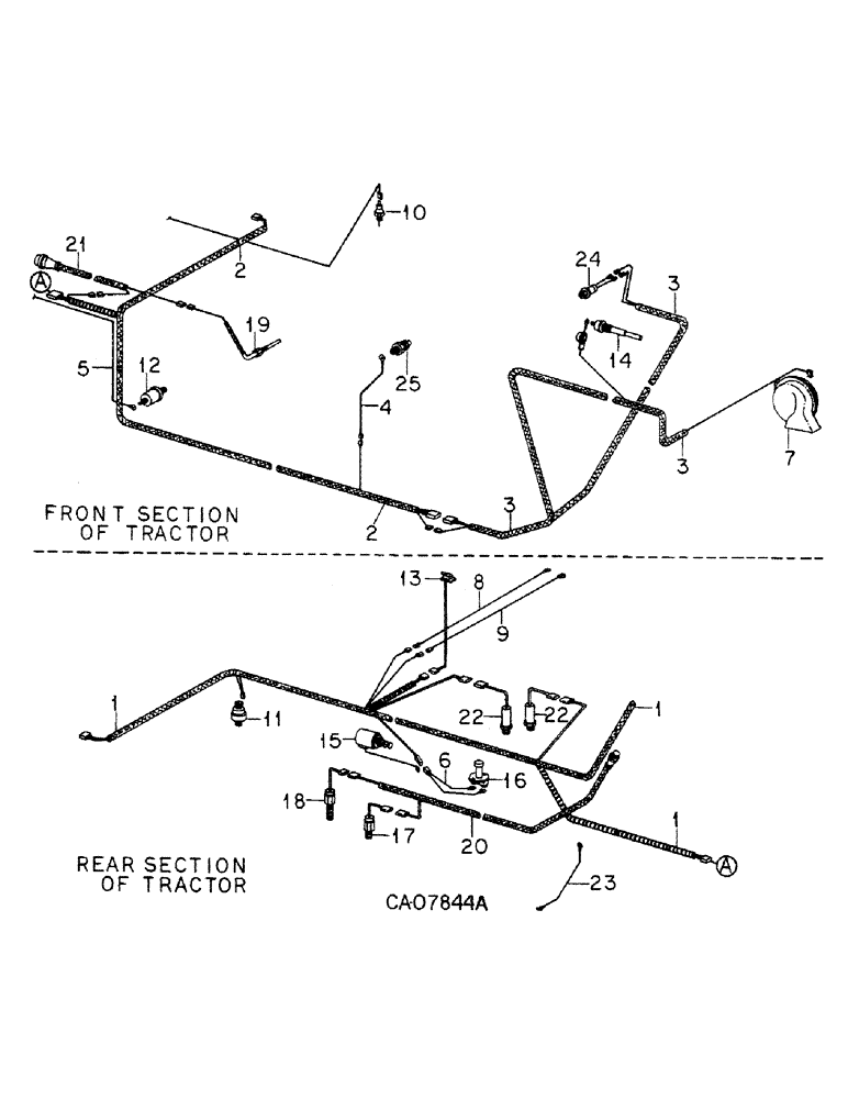 Схема запчастей Case IH 5488 - (08-19) - ELECTRICAL, CHASSIS WIRING, PROBES, SWITCHES AND RELATED PARTS (06) - ELECTRICAL