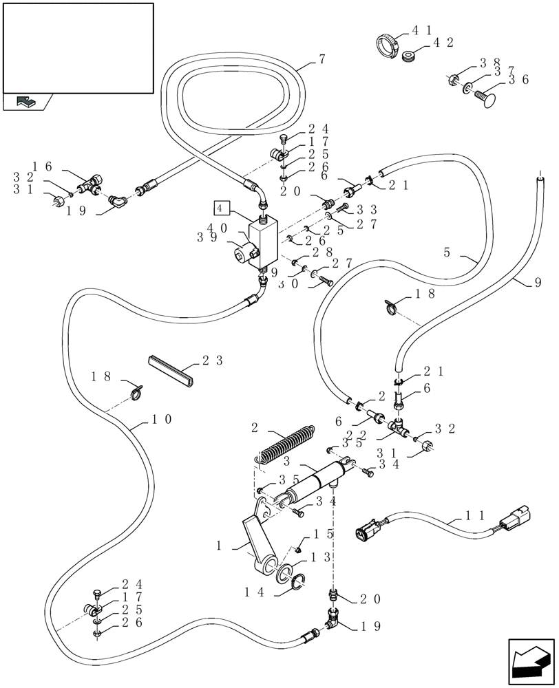 Схема запчастей Case IH LBX332R - (13.04A[01]) - PICK-UP STOP (13) - FEEDER