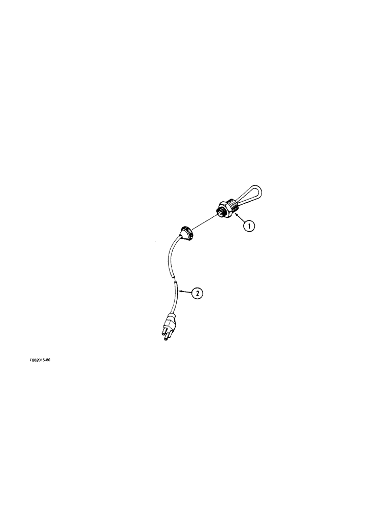 Схема запчастей Case IH STEIGER - (2-058[1]) - BLOCK HEATER, 3306 ENGINE (02) - ENGINE