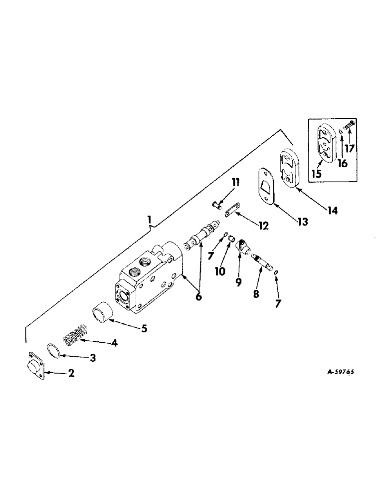 Схема запчастей Case IH 230 - (275) - HYDRAULIC SYSTEM, TEL-A-DEPTH VALVE (07) - HYDRAULIC SYSTEM