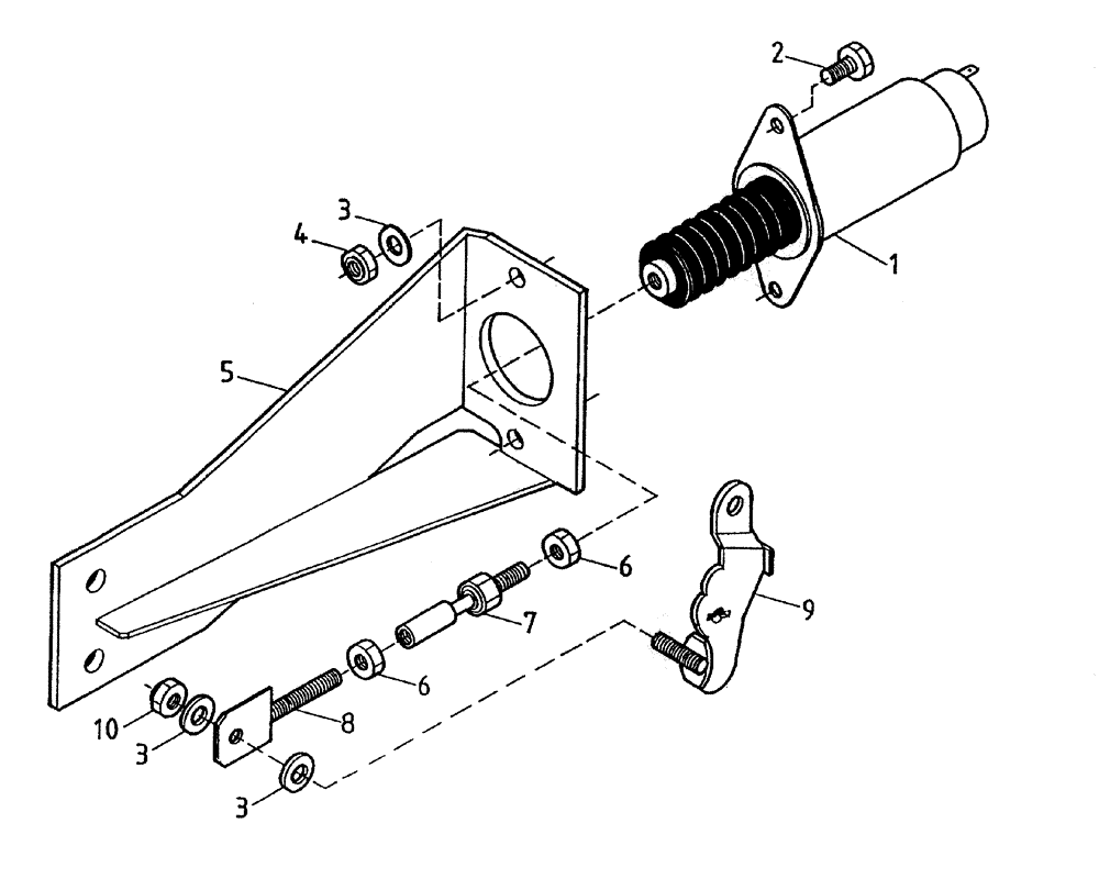 Схема запчастей Case IH 7700 - (C03-45) - ENGINE SHUTDOWN (6CT), UP TO AND INCLUDING SERIAL #7845 Engine & Engine Attachments