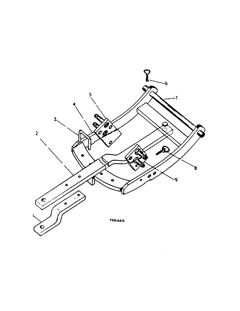 Схема запчастей Case IH 2300 - (6-04) - ATTACHMENTS, DRAWBAR ATTACHMENT Attachments