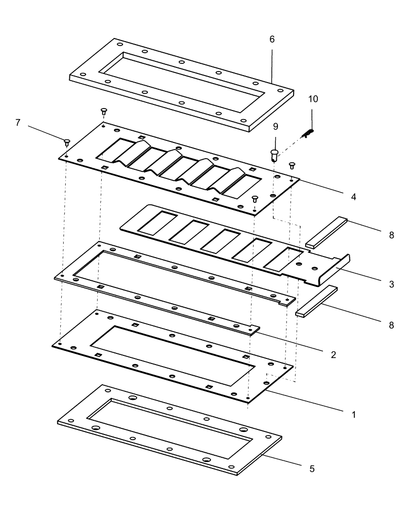Схема запчастей Case IH 1250 - (80.150.24) - BULK FILL - SHUT-OFF SEED DOOR ASN Y9S007001 (80) - CROP STORAGE/UNLOADING