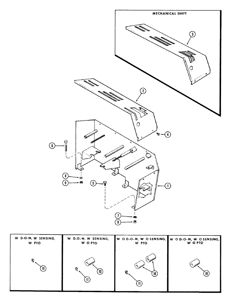 Схема запчастей Case IH 870 - (280) - CONTROL CONSOLE (09) - CHASSIS/ATTACHMENTS