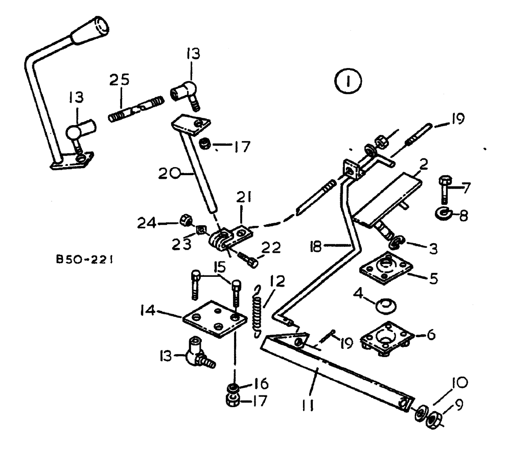Схема запчастей Case IH 884 - (12-028) - ACCELERATOR CONTROLS - SUPER DE-LUXE CAB Power