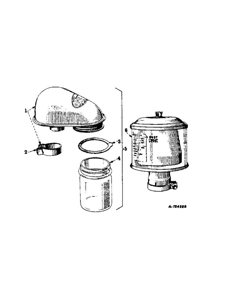 Схема запчастей Case IH FARMALL A - (140) - ATTACHMENTS, PRE-CLEANER, COLLECTOR TYPE, SPECIAL Attachments