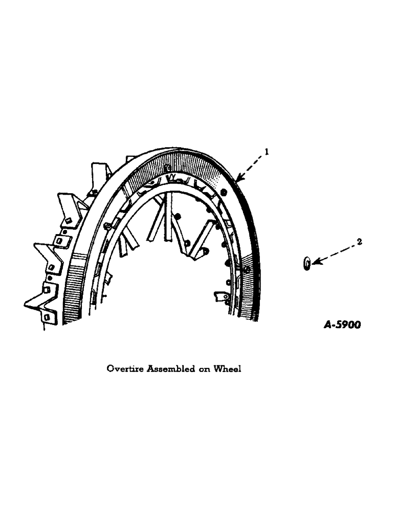 Схема запчастей Case IH SUPER M - (432) - ATTACHMENTS, REAR WHEEL OVERTIRE, SPECIAL, SUPER "M" AND "MD" Attachments