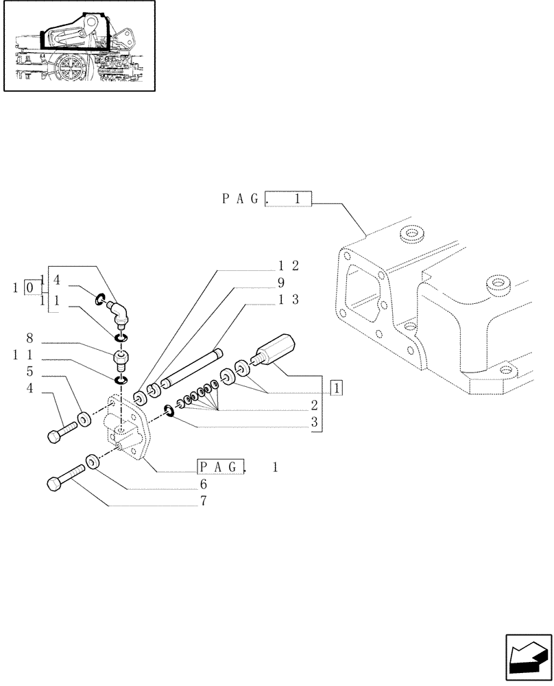 Схема запчастей Case IH JX80U - (1.82.0/02[02]) - (VAR.832-836) ELECTRONIC LIFTING - CYLINDER PRESSURE LIMITING VALVE (07) - HYDRAULIC SYSTEM