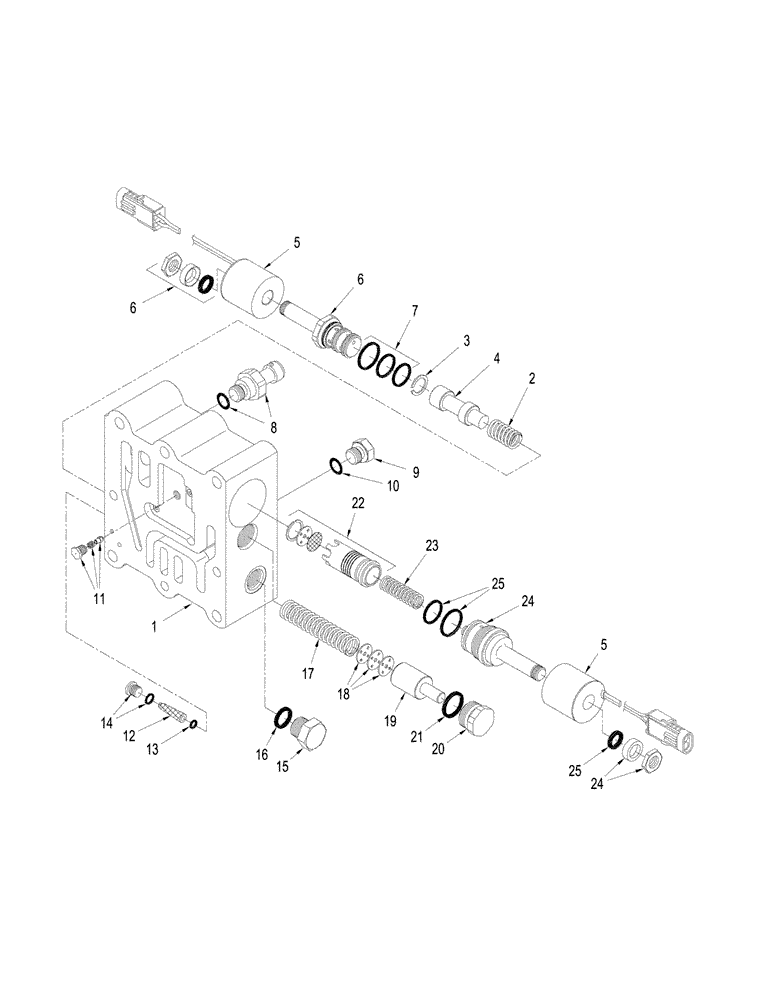 Схема запчастей Case IH STX325 - (06-41[01]) - POWER SHIFT TRANSMISSION - REGULATOR VALVE ASSEMBLY, ASN JEE0104001 (06) - POWER TRAIN