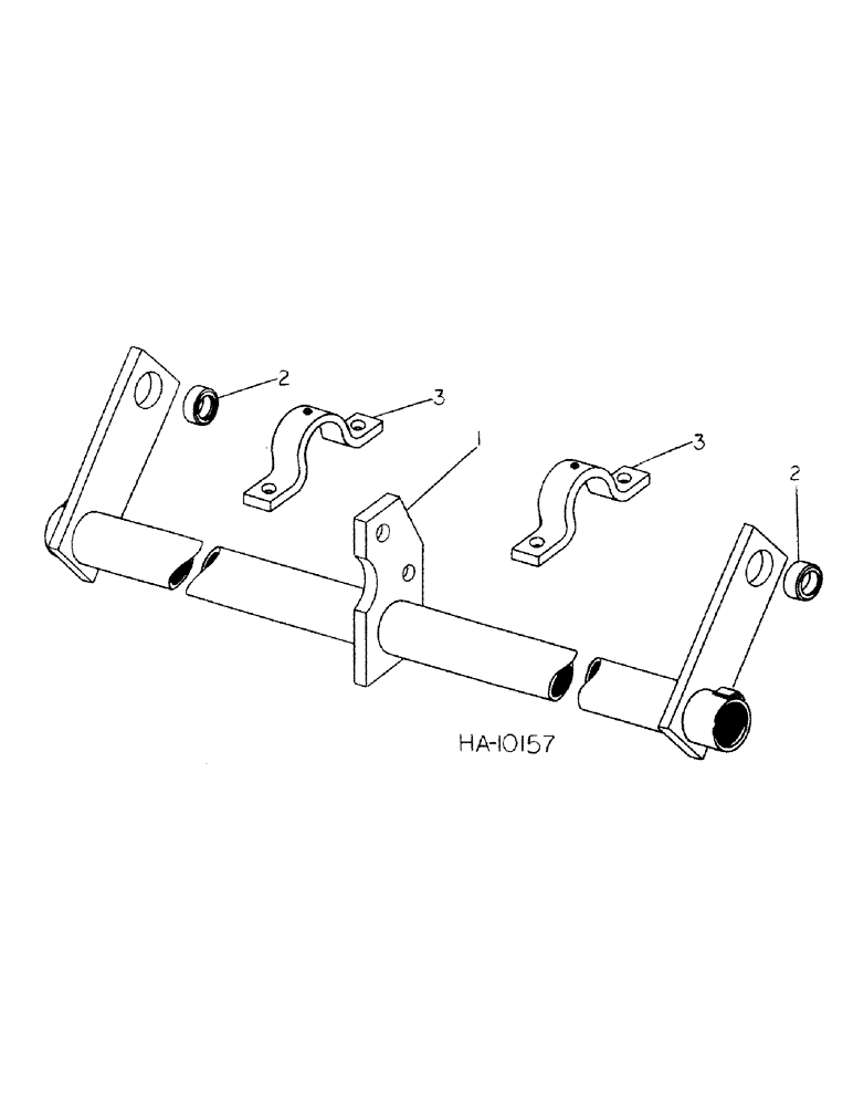 Схема запчастей Case IH 45 - (C-07) - ROCKSHAFT UNIT 