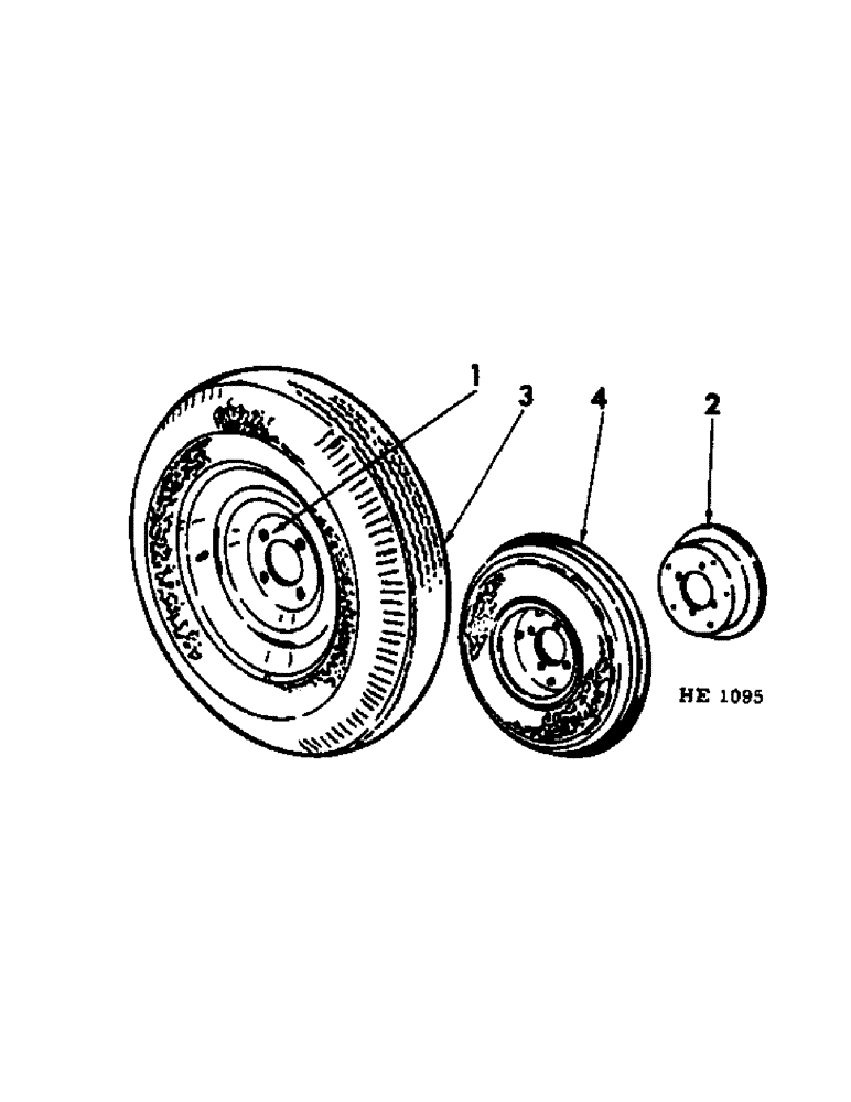 Схема запчастей Case IH 55 - (B-07) - GAUGE WHEEL, PNEUMATIC TIRE AND TUBE 