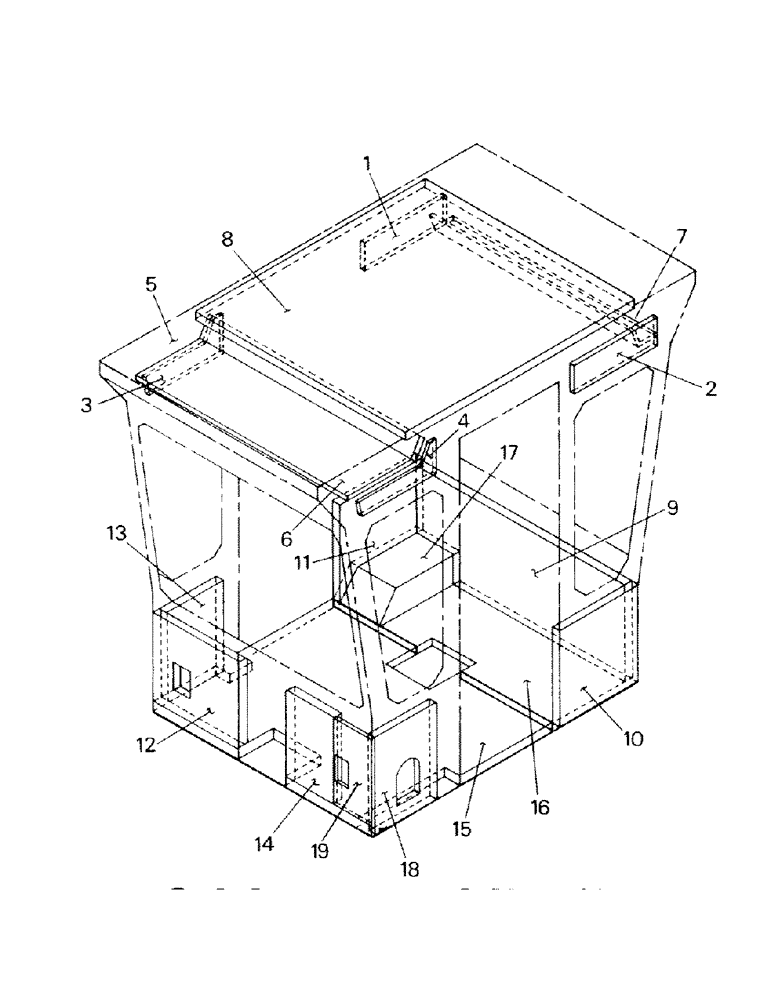 Схема запчастей Case IH ST450 - (01-05) - CAB INSULATION AND VINYL, BSN 129-00014 AND 130-00233 (10) - CAB