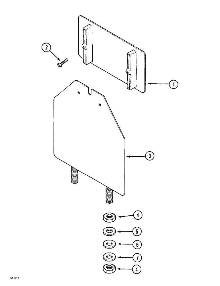 Схема запчастей Case IH 5150 - (9E-84) - PLACA DE MATRICULA (09) - CHASSIS/ATTACHMENTS