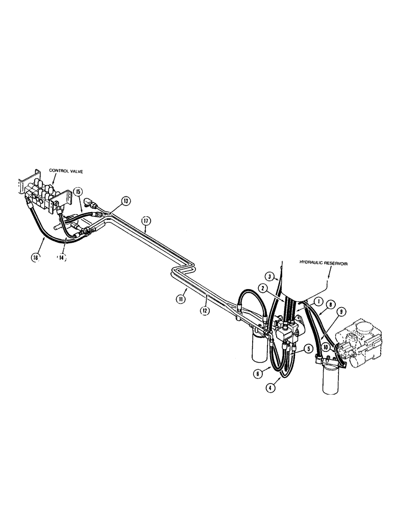 Схема запчастей Case IH 1680 - (1-036) - PICTORIAL INDEX, HEADER, REEL, VALVE STACK SYSTEM (00) - PICTORIAL INDEX