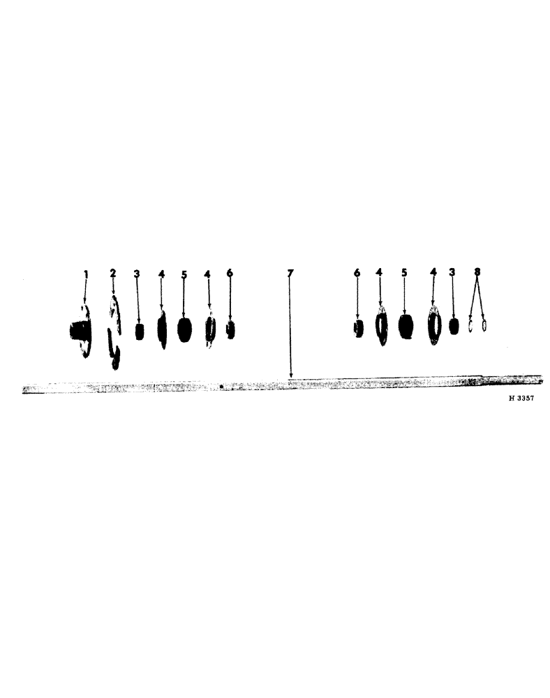 Схема запчастей Case IH 7 - (05-04[A]) - MAIN AXLE WITH SEALED BEARINGS (SPECIAL) 