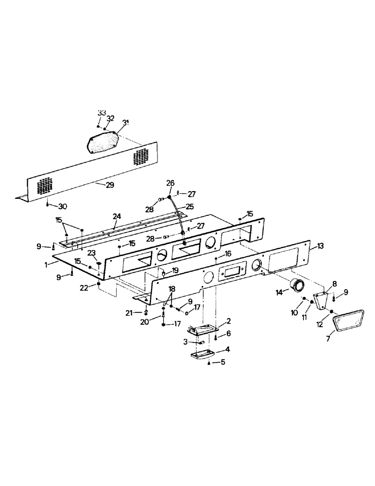 Схема запчастей Case IH ST325 - (01-28) - CONSOLES, LATER STYLE, AFTER 11-1-78 (10) - CAB