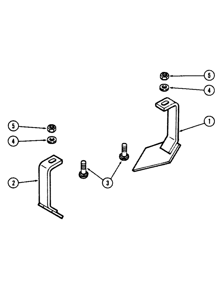 Схема запчастей Case IH E30 - (092[1]) - SCRAPERS, FRONT AND REAR, WING GANG, 9 INCH (228.6 MM), MODEL 9-324 