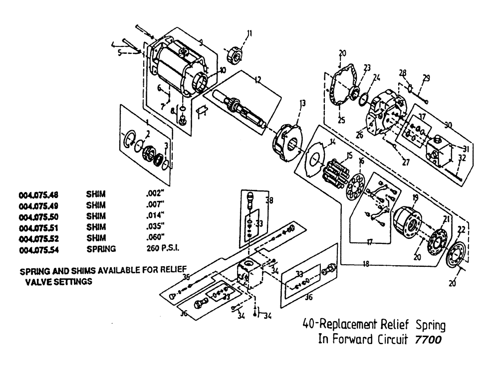 Схема запчастей Case IH 7700 - (B03[17]) - HYDRAULIC MOTOR {TRACTION} Hydraulic Components & Circuits