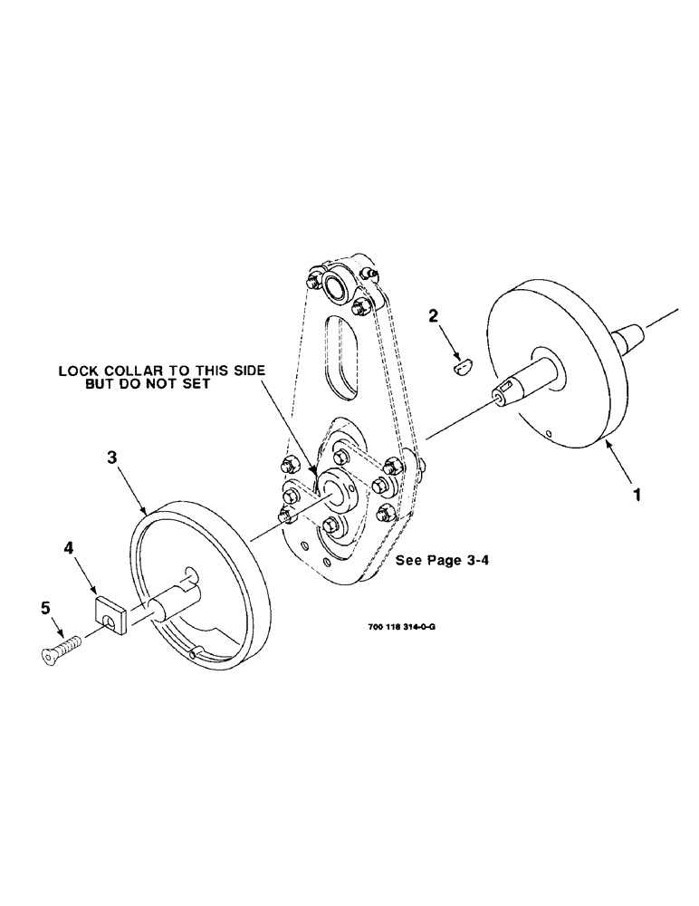 Схема запчастей Case IH 8340 - (3-02) - CRANK ASSEMBLY, SICKLE (58) - ATTACHMENTS/HEADERS