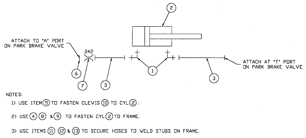 Схема запчастей Case IH SPX4410 - (06-025) - FRONT LADDER HYDRAULIC GROUP  "BEFORE SERIAL # 7096" Hydraulic Plumbing