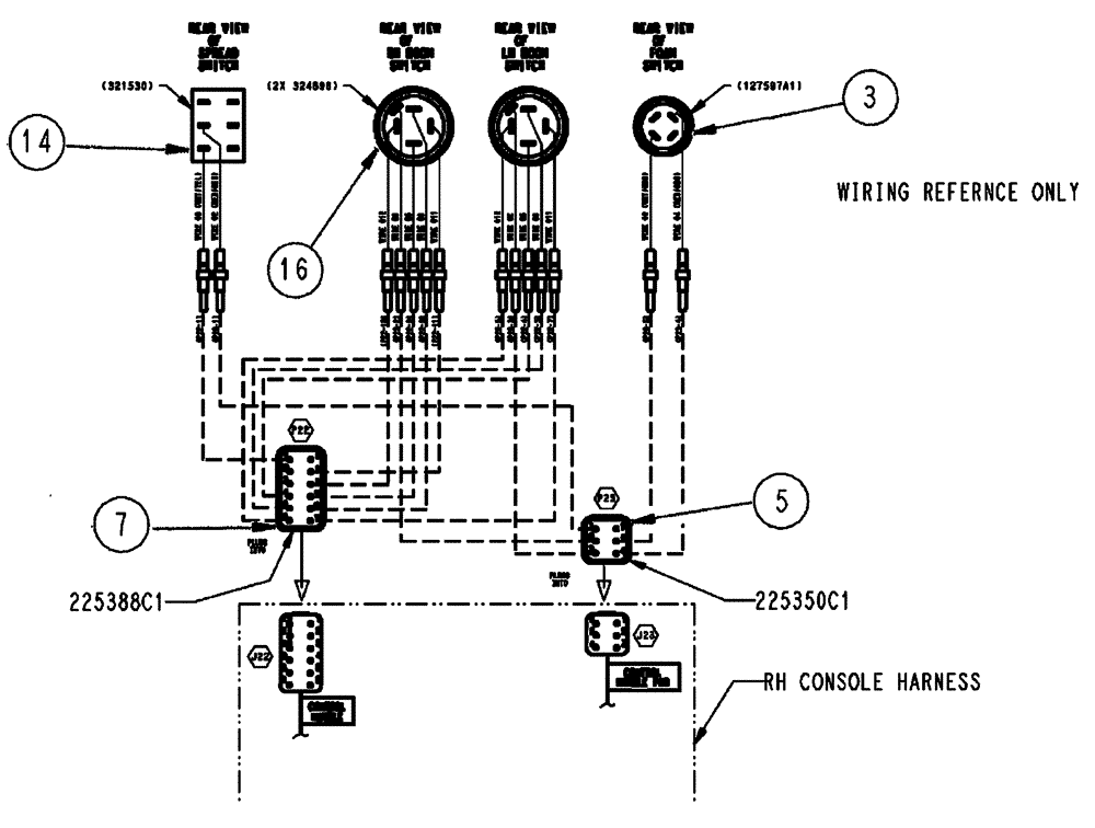 Схема запчастей Case IH FLX3510 - (01-054[02]) - PROPEL CONTROL LEVER ASSEMBLY, COLOR, LIQUID OR FLEX-AIR (10) - CAB