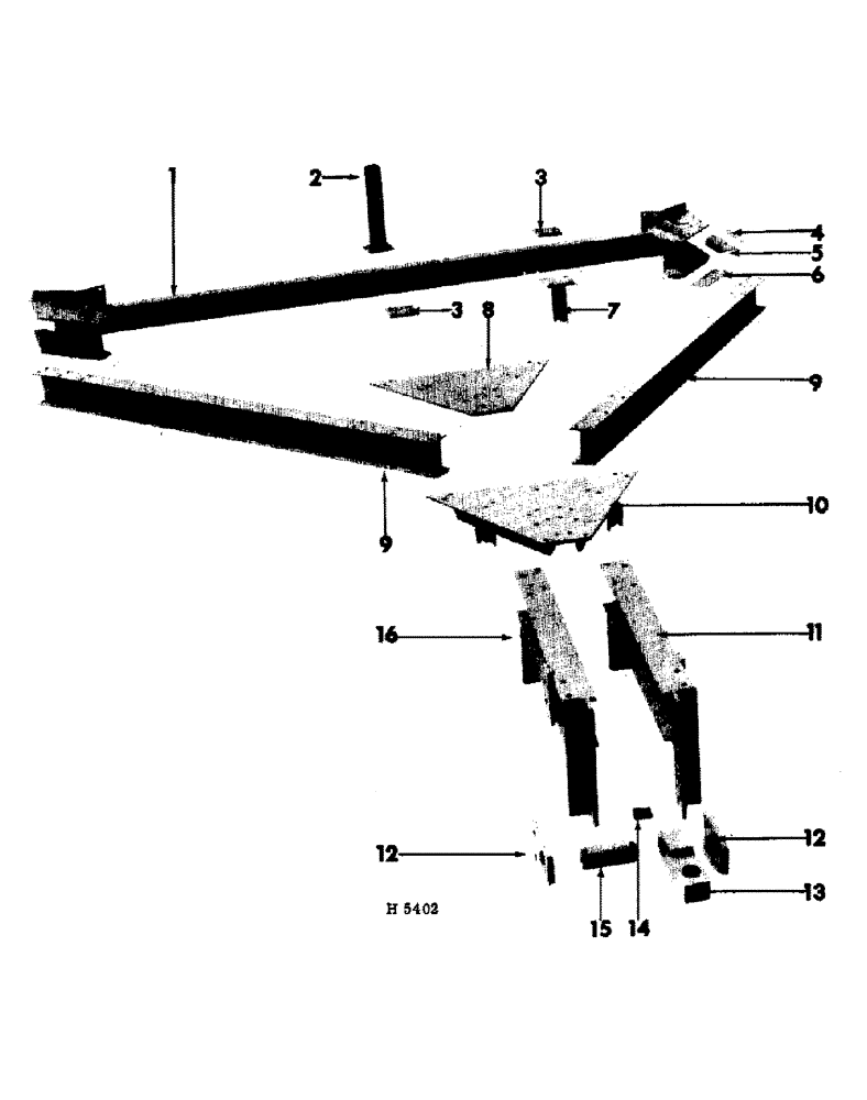 Схема запчастей Case IH 75 - (06-07) - HITCH ASSEMBLY (28 FT. AND 36 FT. MACHINES) 
