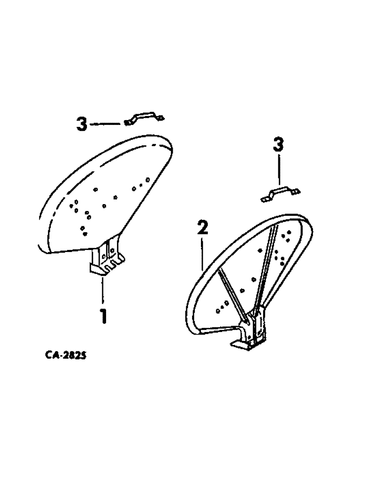 Схема запчастей Case IH 664 - (13-04) - SUPERSTRUCTURE, CROWN FENDERS (05) - SUPERSTRUCTURE