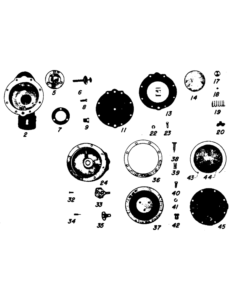Схема запчастей Case IH LE - (44) - FUEL REGULATOR FOR O5666AB AND O7913AB CARBURETOR 