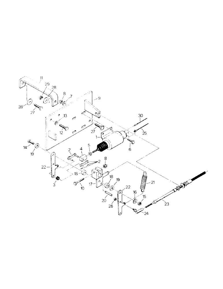 Схема запчастей Case IH SM-325 - (04-14) - THROTTLE AND DECELERATOR CONTROLS, CAT 3406 ENGINE (04) - Drive Train
