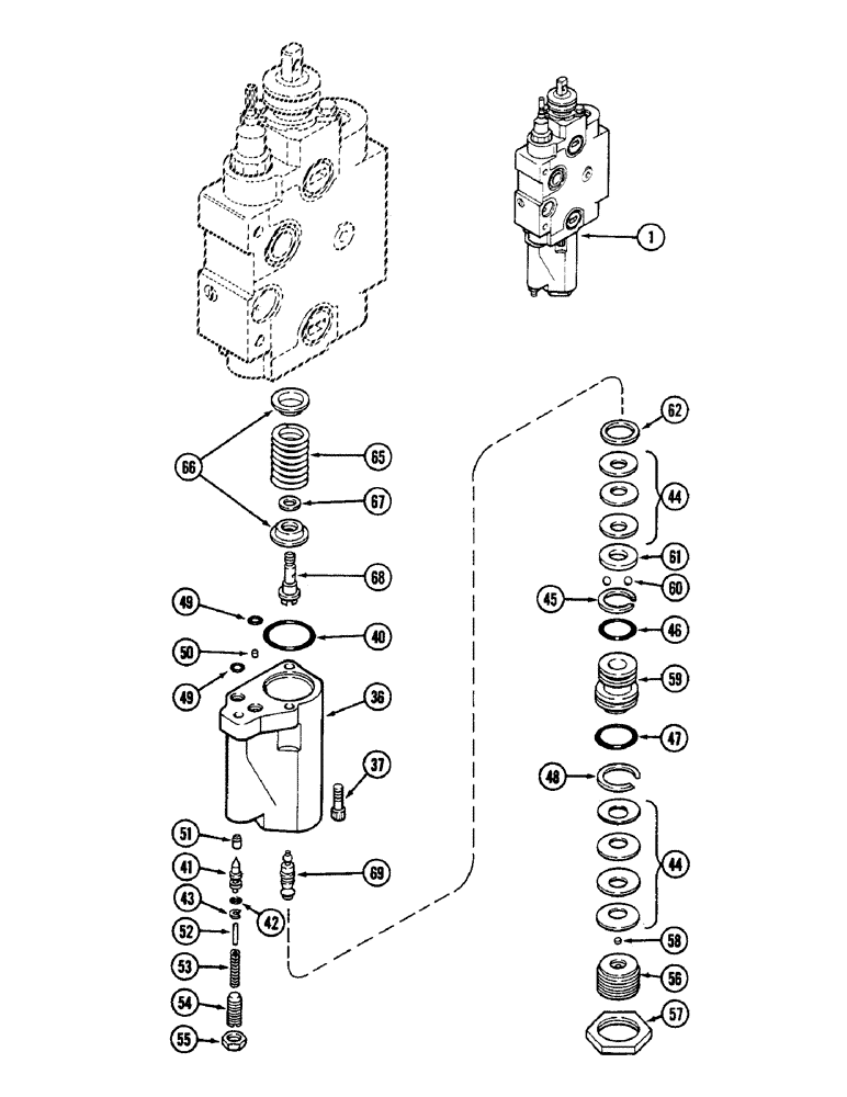 Схема запчастей Case IH 4890 - (8-308) - REMOTE VALVE BODY ASSEMBLY, ADD ON FOR THIRD OR FOURTH CIRCUIT (08) - HYDRAULICS