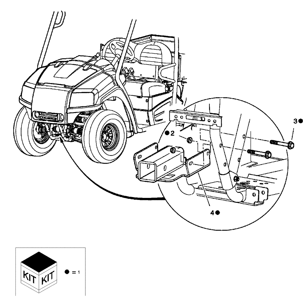Схема запчастей Case IH SCOUT - (37.100.01) - RECEIVER HITCH - FRONT (37) - HITCHES, DRAWBARS & IMPLEMENT COUPLINGS