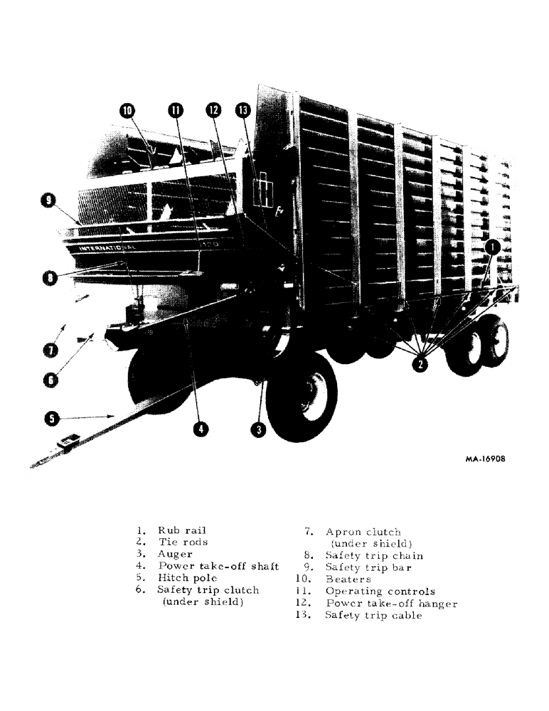 Схема запчастей Case IH 130 - (H-02) - 130 POWER UNLOADING 