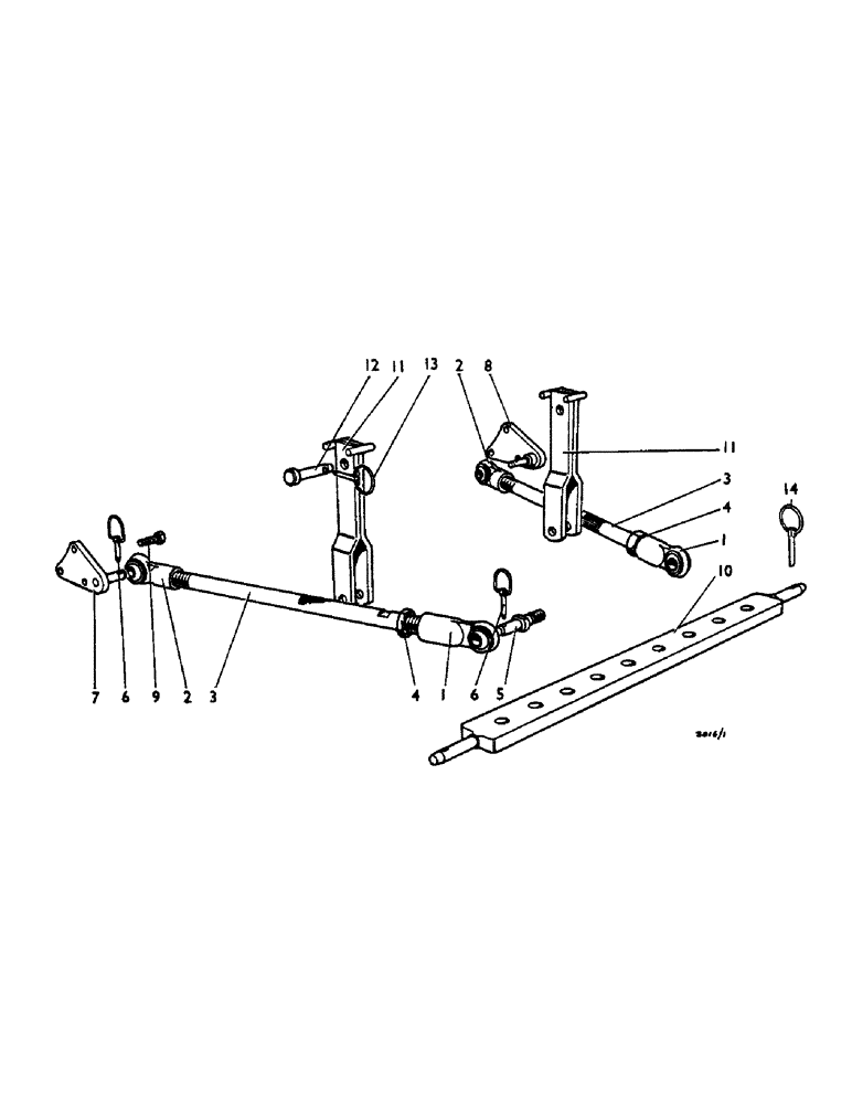 Схема запчастей Case IH 995 - (K12) - DRAWBARS AND HITCHES, LINKAGE STABILIZERS AND DRAWBARS, 885 TRACTORS, OPTIONAL EQUIPMENT Drawbars & Hitches