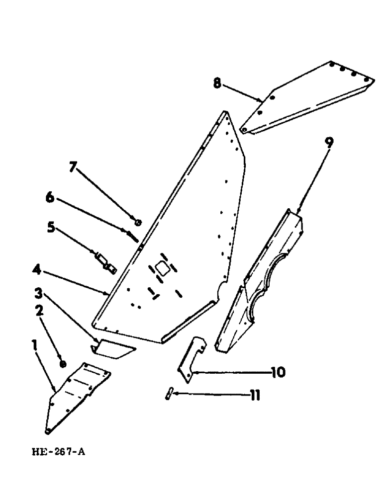 Схема запчастей Case IH 275 - (Q-18) - PLATFORMS, PLATFORM SIDES Platforms