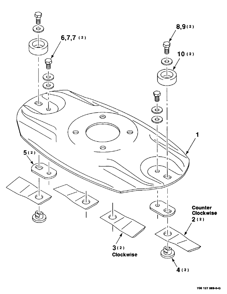 Схема запчастей Case IH 8315 - (3-14) - DISC ASSEMBLY (09) - CHASSIS