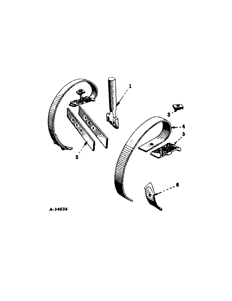 Схема запчастей Case IH 463 - (V-14[A]) - SPRING TEETH, DOUBLE 
