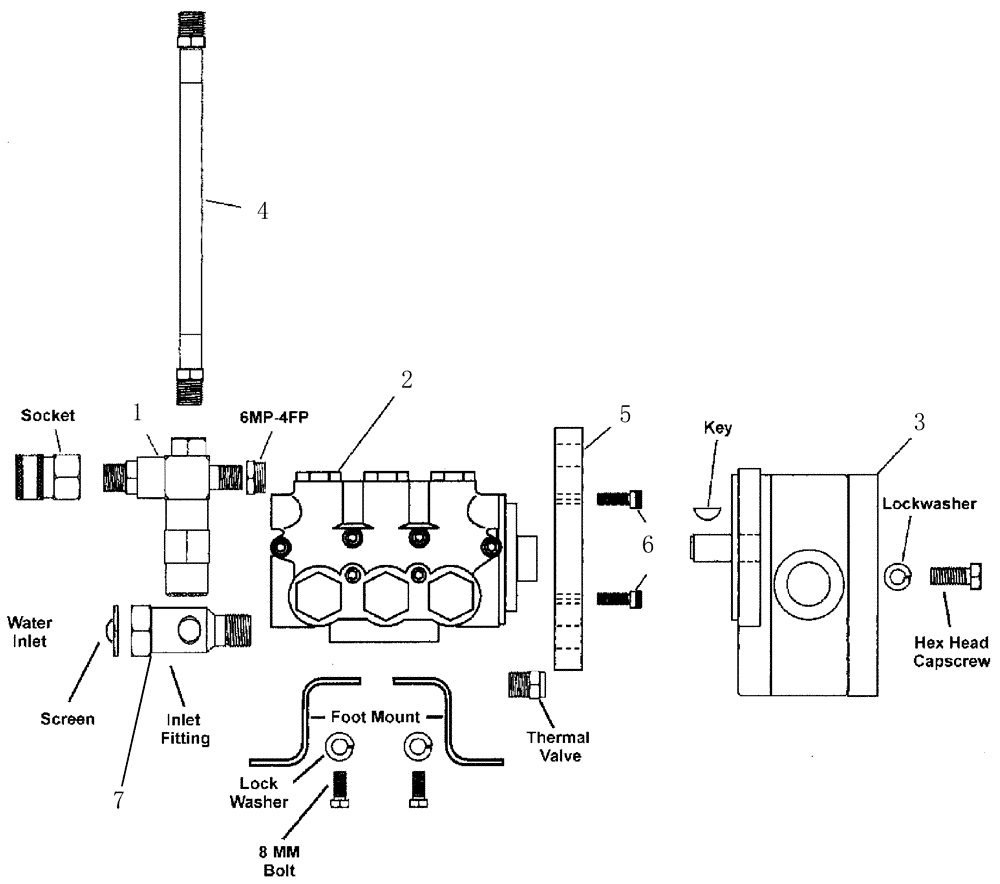 Схема запчастей Case IH 810 - (12-003) - PRESSURE WASHER REPAIR PARTS Pressure Washer