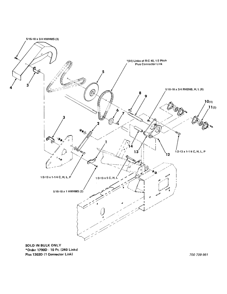 Схема запчастей Case IH 8830 - (62) - REEL DRIVE ASSEMBLY, PRIMARY (58) - ATTACHMENTS/HEADERS