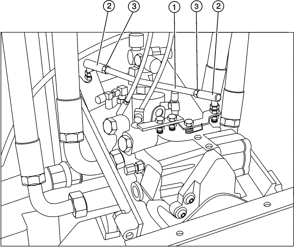 Схема запчастей Case IH SPX2130 - (03-011) - SHIFTER LINKAGE ASSEMBLY (01) - ENGINE