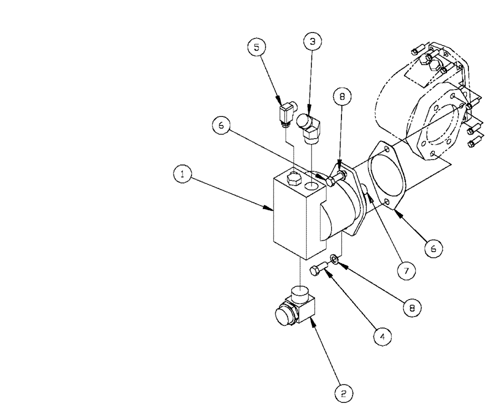 Схема запчастей Case IH FLX4375 - (06-005) - HYDRAULIC PUMP GROUP (07) - HYDRAULICS