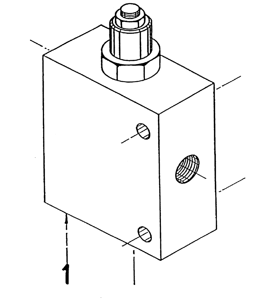 Схема запчастей Case IH AUSTOFT - (B04-03) - HYDRAULIC COUNTER-BALANCE VALVE Hydraulic Components & Circuits