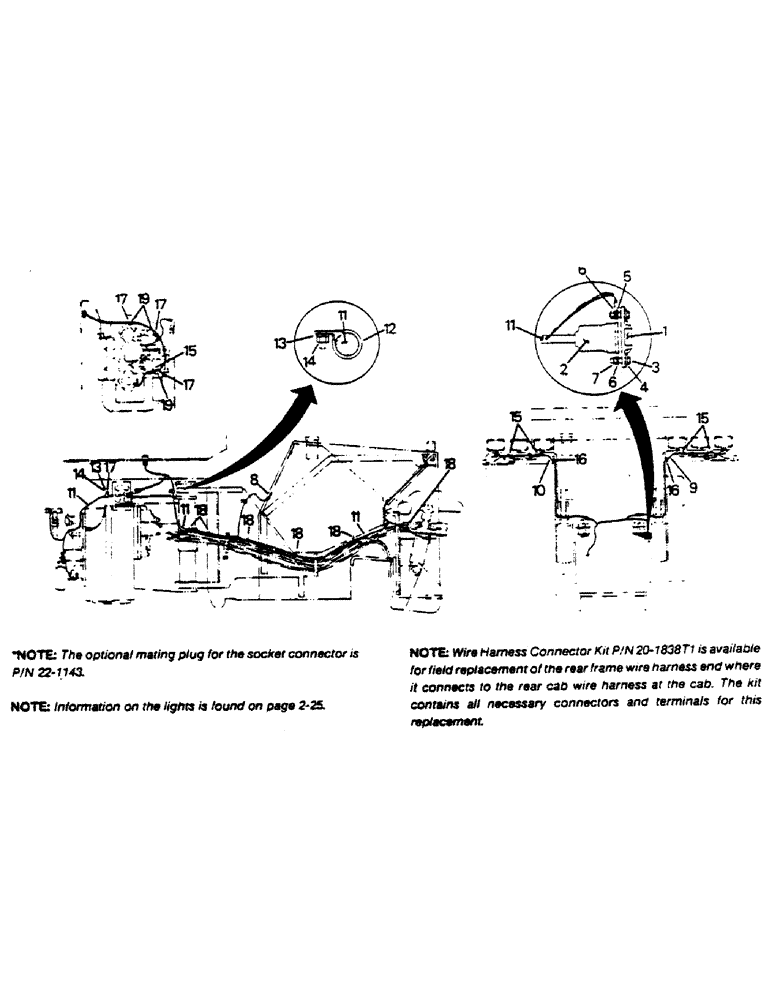 Схема запчастей Case IH 9170 - (02-17) - REAR FRAME ELECTRICAL (06) - ELECTRICAL