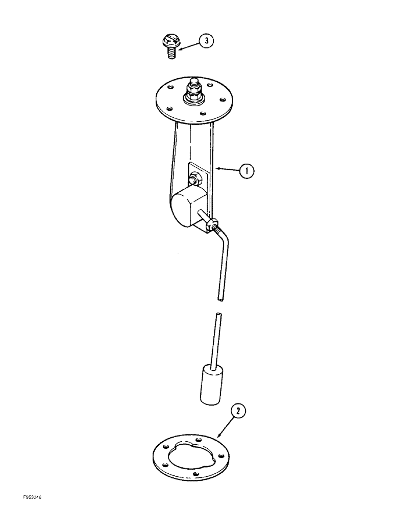 Схема запчастей Case IH 9380 - (3-04) - FUEL SENSOR ASSEMBLY (03) - FUEL SYSTEM