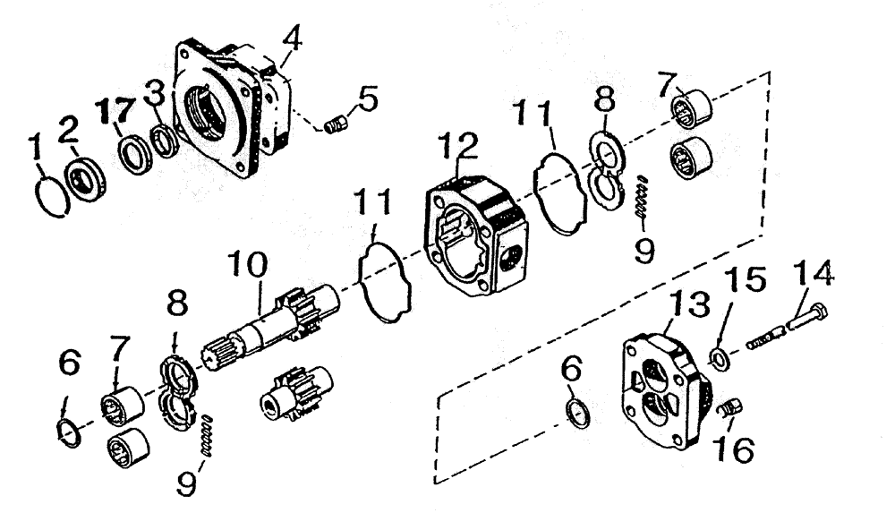 Схема запчастей Case IH 7700 - (B02-55) - HYDRAULIC MOTOR * M50A Hydraulic Components & Circuits