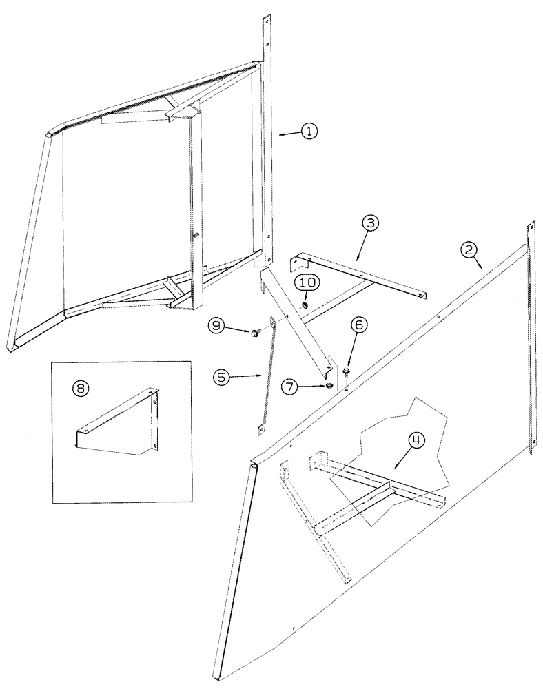 Схема запчастей Case IH 2555 - (09F-07) - WHEEL SHIELDS OUTER DUAL WHEELS -JJC0157149 (12) - CHASSIS