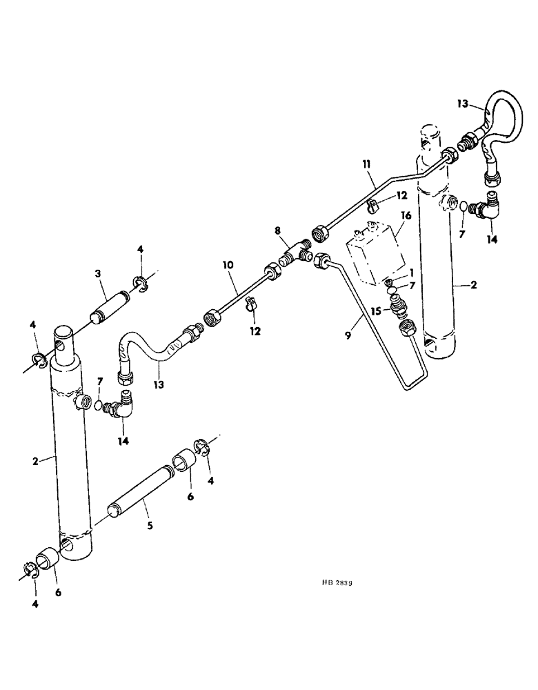 Схема запчастей Case IH 5000 - (10-07) - HYDRAULICS, HEADER HYDRAULIC LIFT SYSTEM (07) - HYDRAULICS