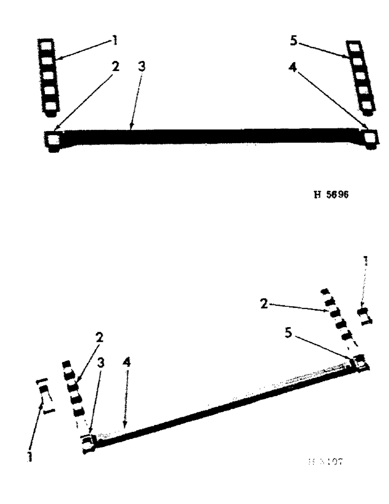 Схема запчастей Case IH 155 - (J-11) - APRON CHAIN (REGULAR - STANDARD TYPE) 