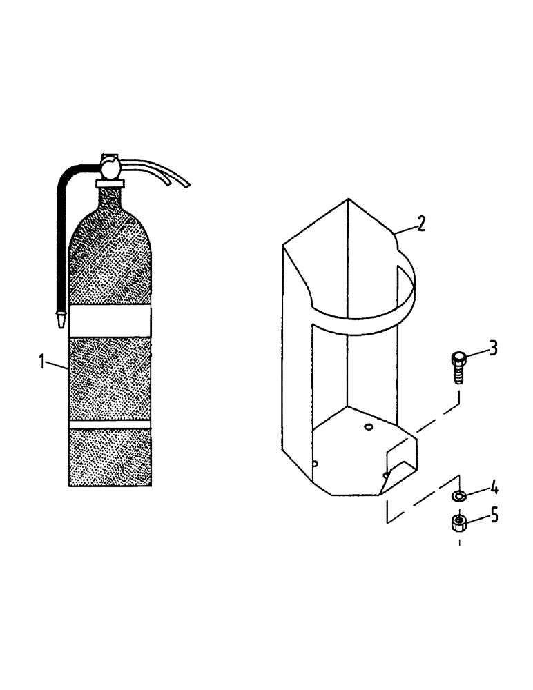 Схема запчастей Case IH 7700 - (A11-18) - FIRE EXTINGUISHER Mainframe & Functioning Components